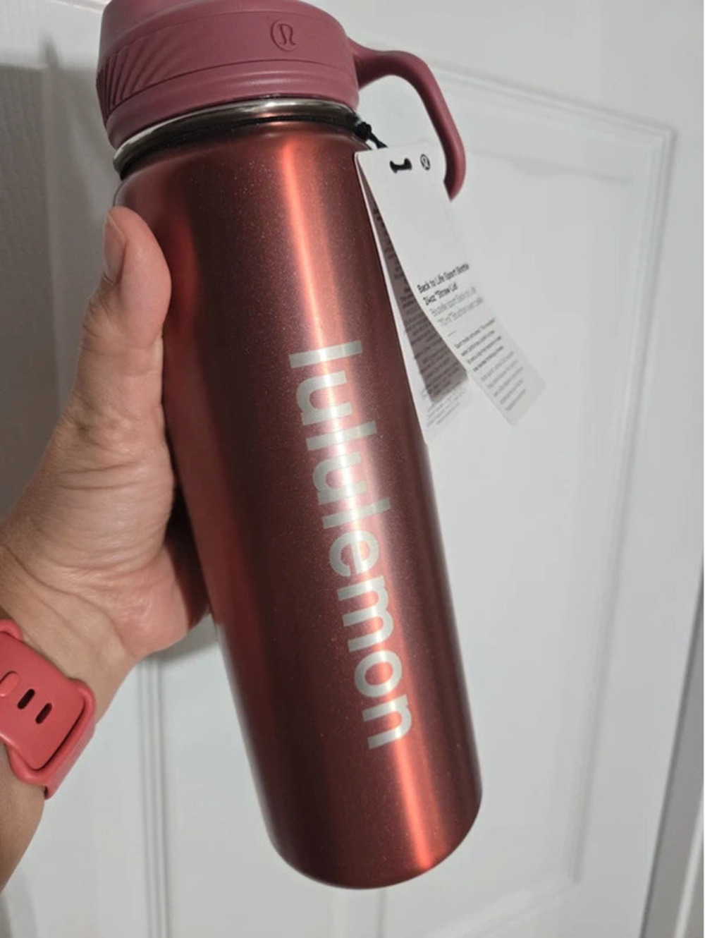 Lululemon back to life sports bottle